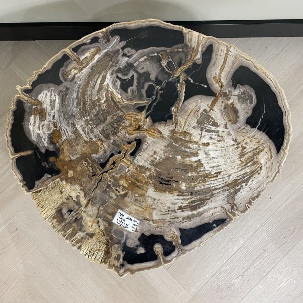 Versteend hout salontafel