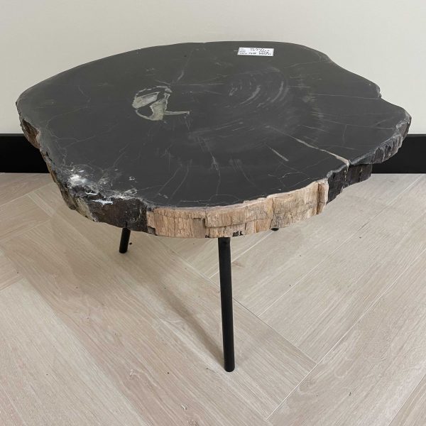 Couchtisch aus versteinertem Holz