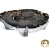 Couchtisch aus versteinertem Holz
