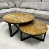 Marmor-Couchtisch-Set
