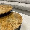 Marmor-Couchtisch-Set