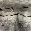 Couchtisch aus versteinertem Holz