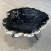 Couchtisch aus versteinertem Holz