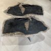 Couchtisch aus versteinertem Holz