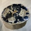 Couchtisch aus versteinertem Holz
