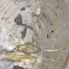 Couchtisch aus versteinertem Holz - Beige #267B20 – Bild 3