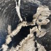 Couchtisch aus versteinertem Holz - Mix #489B21 – Bild 2