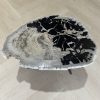 salontafel versteend hout