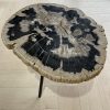 salontafel versteend hout