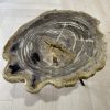 salontafel versteend hout